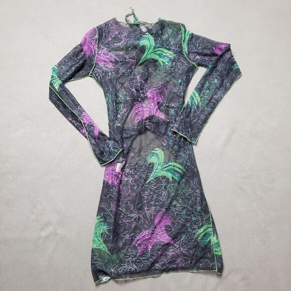 Kim Shui - multi tie mesh dress - made in Italy - Picture 3 of 13